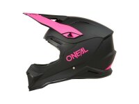 ONeal 1SRS Helmet SOLID black/pink S (55/56 cm) ECE22.06