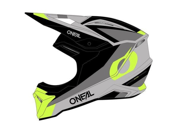 ONeal 1SRS Youth Helmet STREAM black/neon yellow L (49/50 cm) ECE22.06
