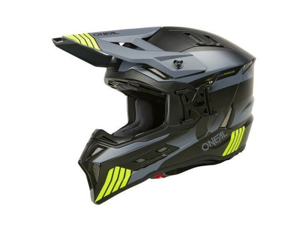 ONeal EX-SRS Helmet HITCH black/gray/neon yellow M (57/58 cm) ECE22.06