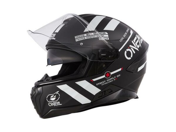 ONeal CHALLENGER Helmet WARHAWK black/white/red S (55/56 cm) ECE22.06