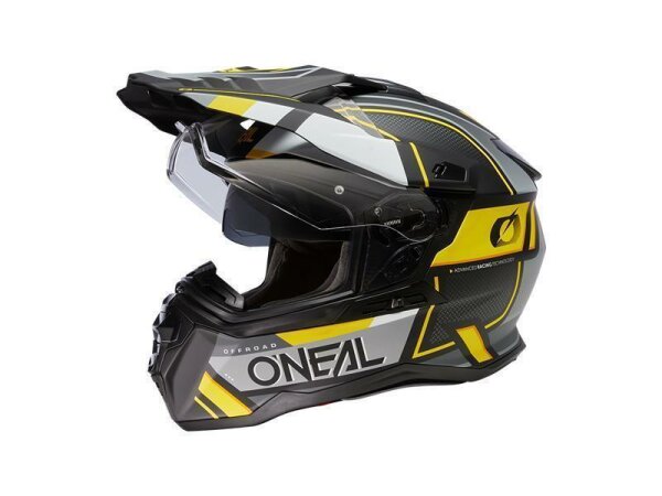 ONeal D-SRS Helmet SQUARE black/gray/neon yellow M (57/58 cm) ECE22.06