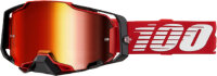 100% ARMEGA Goggle Red - Mirror Red Lens