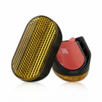 Gabelklebereflektor "Curved" | abgerundet | gelb