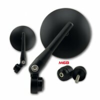 Lenkerendenspiegel TOM 1 | ABS/ALU | schwarz | M6B