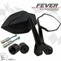Lenkerendenspiegel "FEVER" | schwarz | M12 BMW