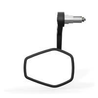 HIGHSIDER ESAGANO-RS EVO Lenkerendenspiegel, schwarz, für 1 und 7/8 Zoll, E-geprüft, Stück