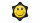 Oxford  Knieschleifer Smiley, gelb gelb,schwarz