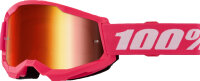 100% STRATA 2 Goggle Pink - Mirror Red Lens