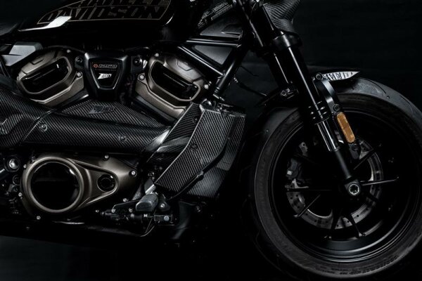 Harley Davidson Sportster S Bj. 2021-2023 Carbon Radiator Cover und Rear Side Panel Kit