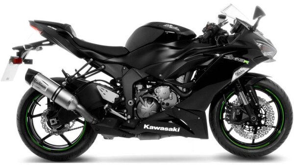 LEOVINCE SBK LV ONE EVO KAWASAKI ZX-6R NINJA INOX Baujahr: 2019-2020 EURO 4