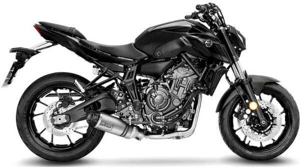 LEOVINCE SBK LV ONE EVO 2/1 YAMAHA MT-07 / XSR 700/XTribute / YZF-R 7 INOX with catalyst Baujahr: 2021-2023 EURO 5