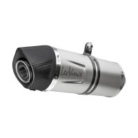 LEOVINCE SBK LV ONE EVO 1/1 YAMAHA MT-125 / XSR 125 / YZF-R125 INOX with catalyst Baujahr: 2021-2023 EURO 5