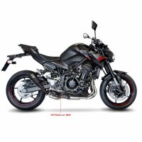 LeoVince LV-10 Edelstahl schwarz KAWASAKI Z 900 20-24