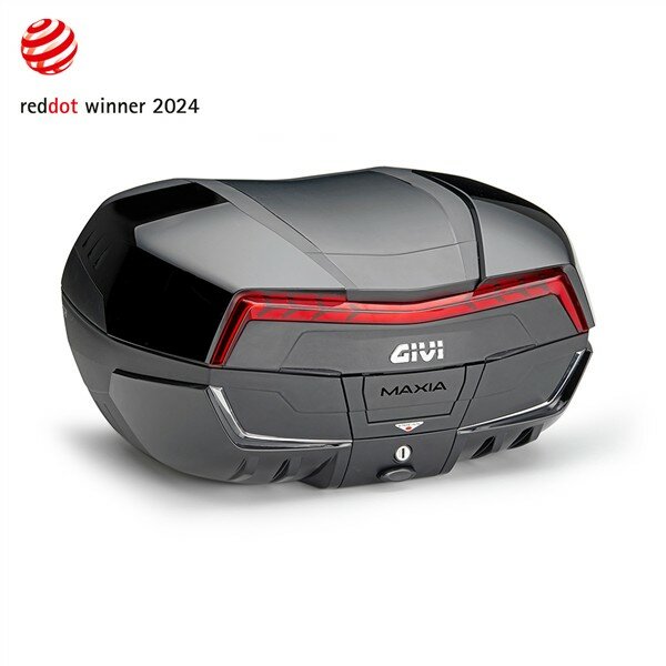 GIVI V58 Maxia 5 Monokey Topcase - schwarz - mit rotem Reflektor