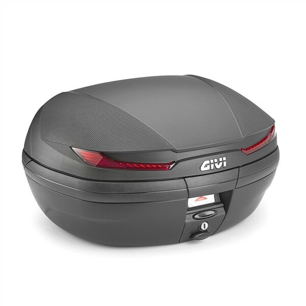 GIVI V45 Arena Monokey® Topcase schwarz, mit roten Reflektoren / Max. Zuladung 10 kg
