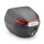 GIVI C30N - Monolock Topcase mit Platte schwarz, mit roten Reflektoren