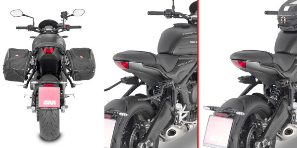 GIVI Abstandshalter Remove-X für weiche Seitentaschen, für Triumph Trident 660 (21-25), Trident 800 (26)