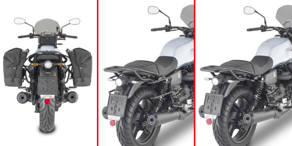 GIVI Abstandshalter Remove-X für weiche Seitentaschen für Moto Guzzi V7 850 Stone / Special (21-26)