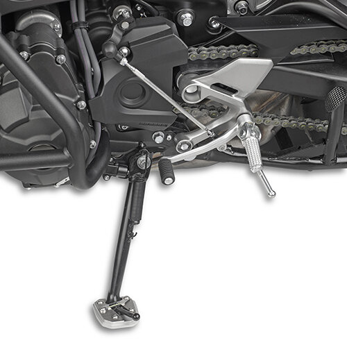 GIVI Fuß-Verbreiterung aus Aluminium und Edelstahl für Seitenständer für Yamaha Modelle (s. Beschreibung)