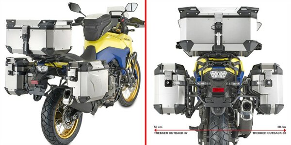 GIVI Seitenkoffer-Träger f. Monokey-CAM-Side Koffer mit seitl. Vers. re. - Suzuki V-Strom 800DE/SE (23-26)