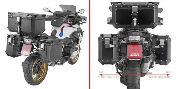 GIVI Seitenkoffer-Träger f. Monokey-CAM-Side Koffer mit seitl. Versatz rechts, für versch. BMW Modelle