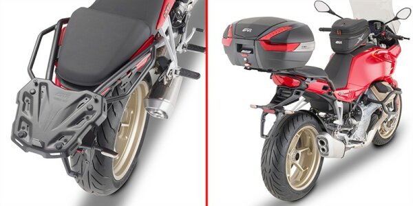 GIVI Topcase Träger für Monokey oder Monolock Koffer o. Platte - Moto Guzzi V100 Mandello 1000 (22-25)