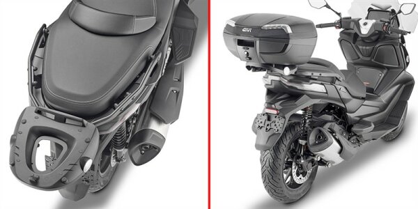 GIVI Topcase Träger für Monokey oder Monolock Koffer mit Platte - für VOGE SR4 350 / MAX 350 (22-26)