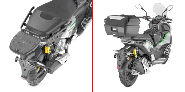 GIVI Topcase Träger für Monolock Koffer Ohne Platte - für KL Brera X 125-300 (22-25)