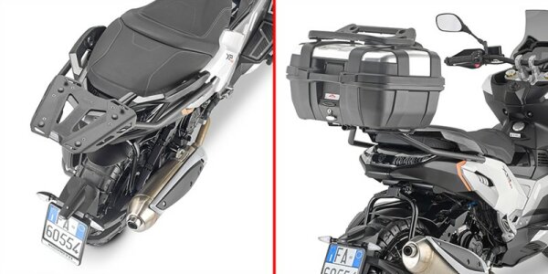 GIVI Topcase-Träger für Monokey oder Monolock Koffer für Peugeot XP400 GT / XP400 ALLURE (23-26)