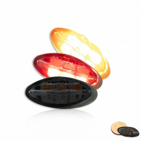 SMD-Einbaublinker+RL-Kombi "Cateye" | get | Paar Maße: L 17 x H 8 x  T 8,5 mm | E-geprüft