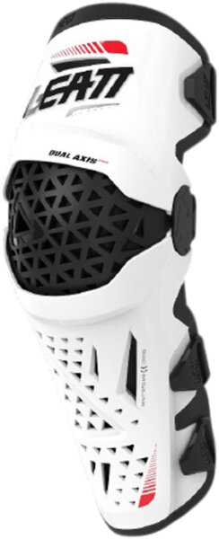 Leatt Knee & Shin Guard Dual Axis Pro White weiss-schwarz 2XL
