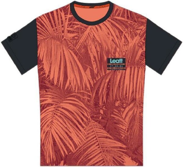 Leatt T-Shirt Premium V24 orange-schwarz M