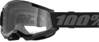 100% STRATA 2 Goggle Black - Clear Lens
