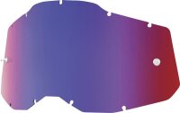 100% RC2/AC2/ST2 Replacement - Sheet Mirror Red/Blue Lens