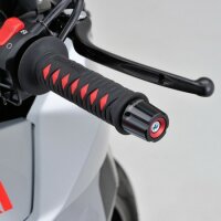 Lenkergewichte "COMPASS" | Alu 6061 | schwarz-rot