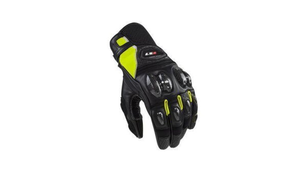 LS2 Spark II Handschuh schwarz / gelb, Gr. XL