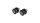 Oxford Bobbins Prismabuchsen M10 x 1,25 mm schwarz,silber