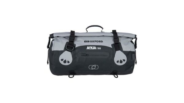 Oxford Aqua T-50 Gepäckrolle schwarz / grau schwarz,grau