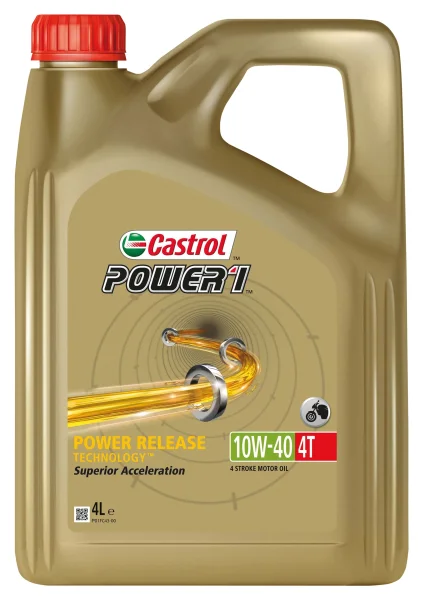 CASTROL Motoröl "Power1" 10W-40, 4-Takt, teilsynthetisch 4l Kanister