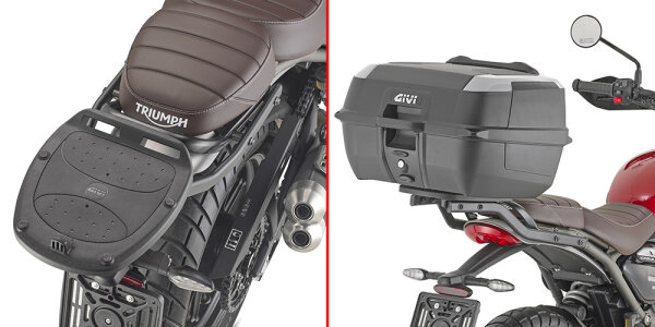 GIVI Topcase Träger für Monolock Koffer, für Triumph Scrambler 400 X (24-26), Speed 400 (24-26)