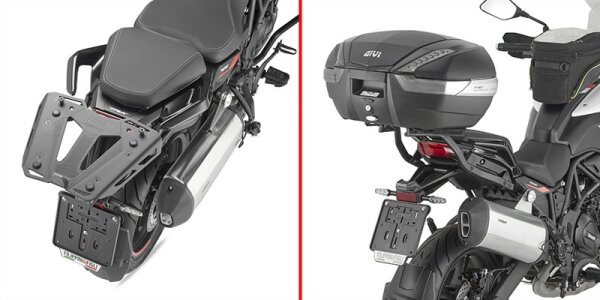 GIVI Topcase-Träger für Monokey oder Monolock Koffer, für diverse Modelle, siehe unten