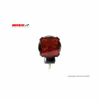 KOSO LED Rücklicht GT-02S, mit Halter, rotes Glas