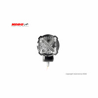 KOSO LED Rücklicht GT-02S, mit Halter, klares Glas