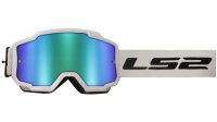 LS2 Charger Crossbrille weiß