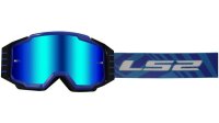 LS2 Charger Pro Crossbrille blau