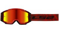 LS2 Charger Pro Crossbrille rot