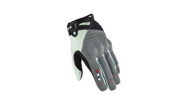 LS2 Dart II Handschuh grau / weiß, Gr L