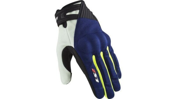 LS2 Dart II Handschuh blau / gelb, Gr. L
