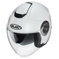HJC i40N SOLID SEMI MATT PERL WEISS