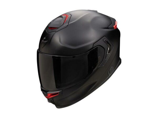 Scorpion EXO-GT SP AIR CARBON SOLID Matteschwarz-Rot